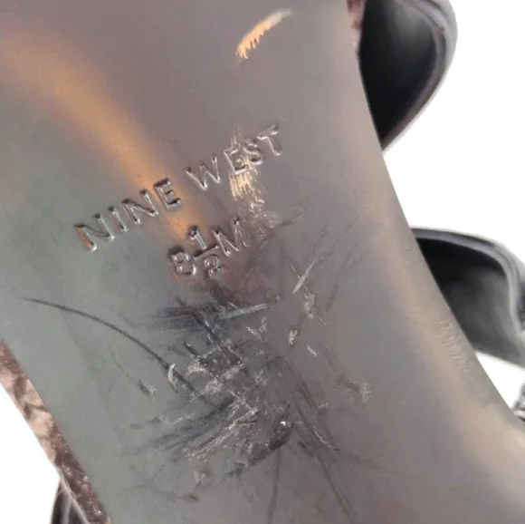 Nine West Snake Skin Pumps - Picture 11 of 12